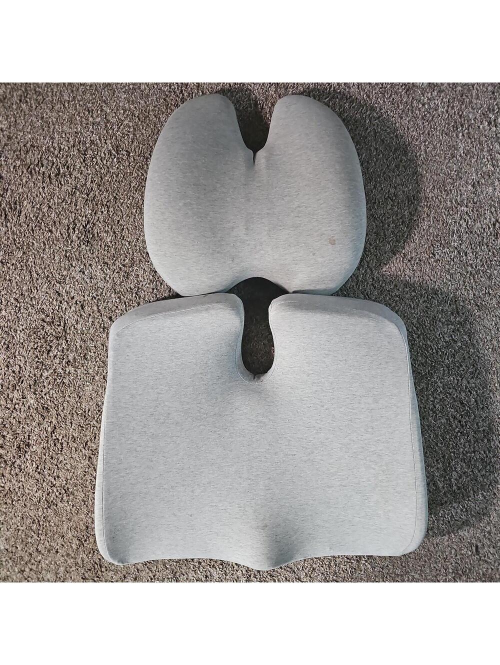 Cushion Lab Ergonomic Posture Cushions Gray Stained